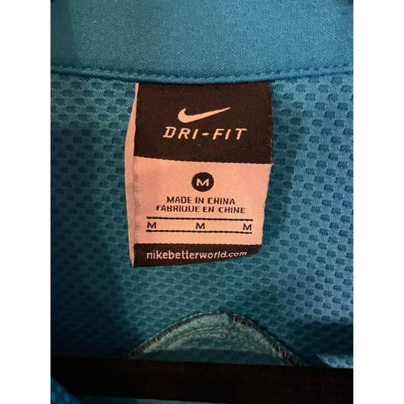 Nike Track Jacket DRI-FIT Super Cute Blues Girls/Juniors Medium 💙 - Picture 6 of 6